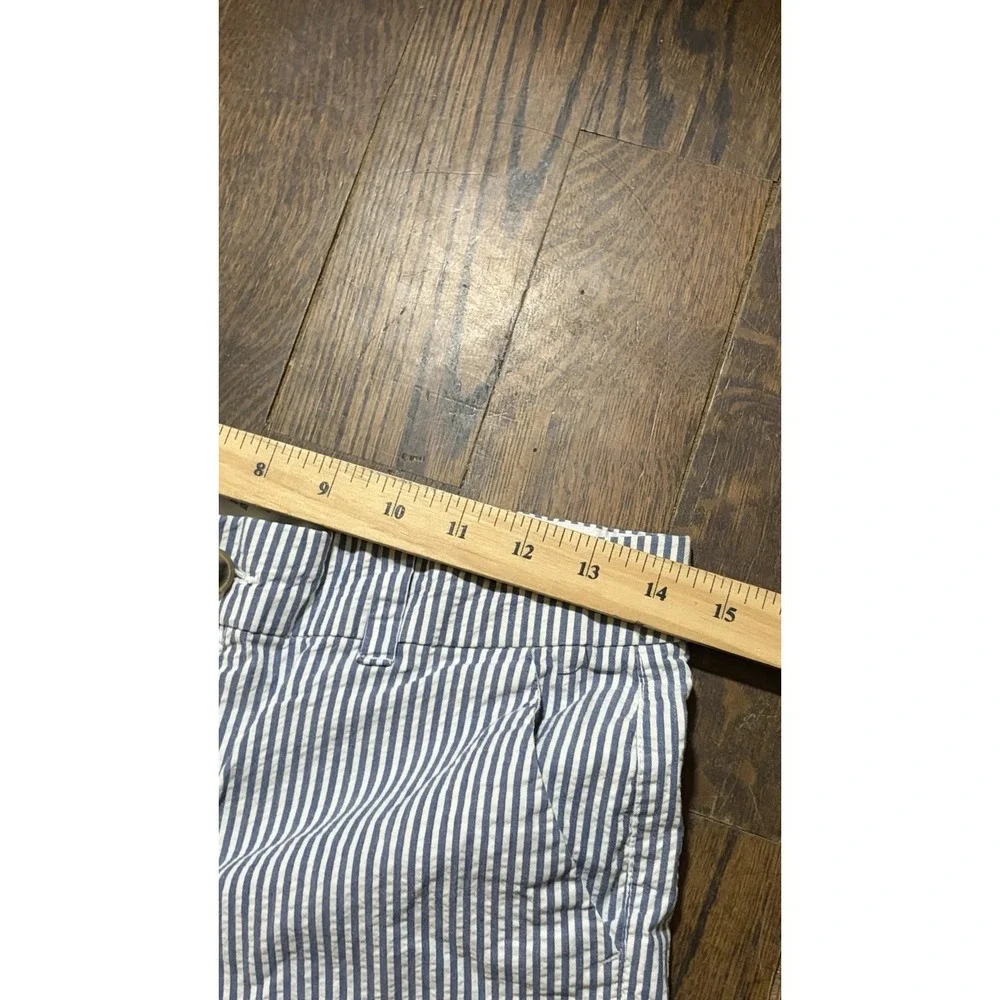 Old Navy Everyday Short Mid Rise Seersucker Chino Shorts 6 Coastal Preppy Golf